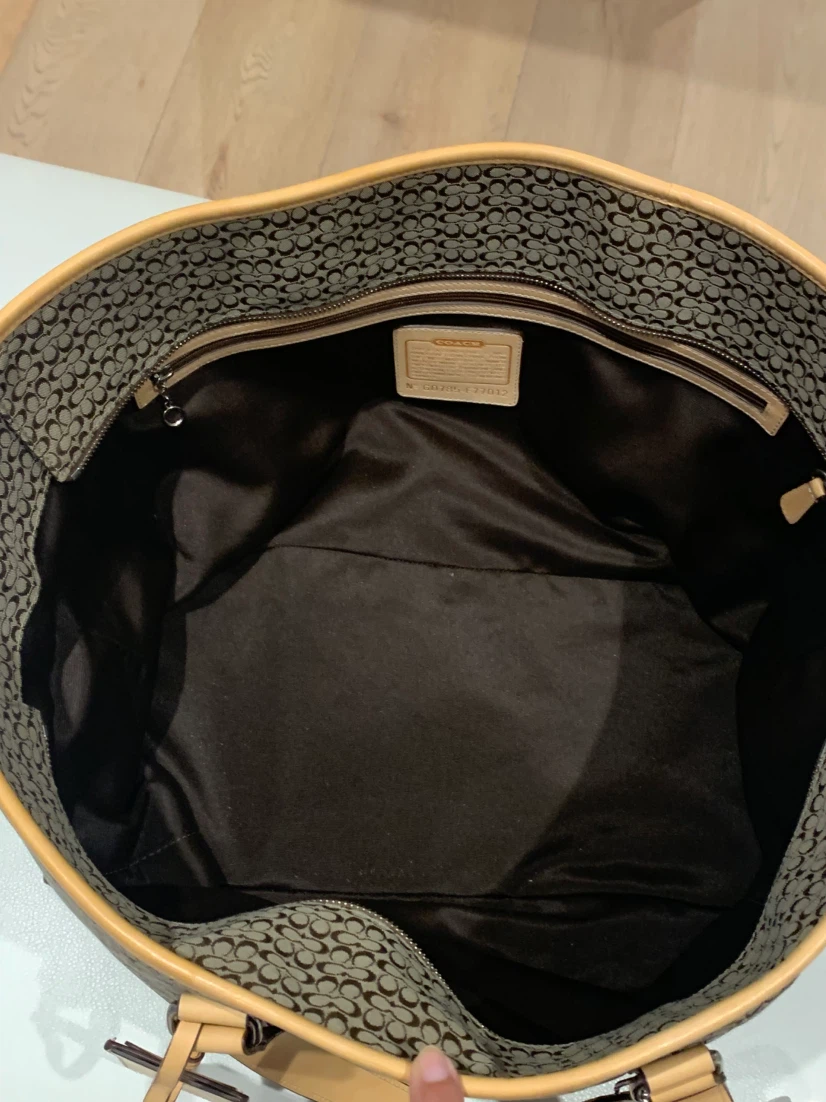 🤎 Coach Khaki Signature XL Travel Tote Bag 🤎 - photo 3
