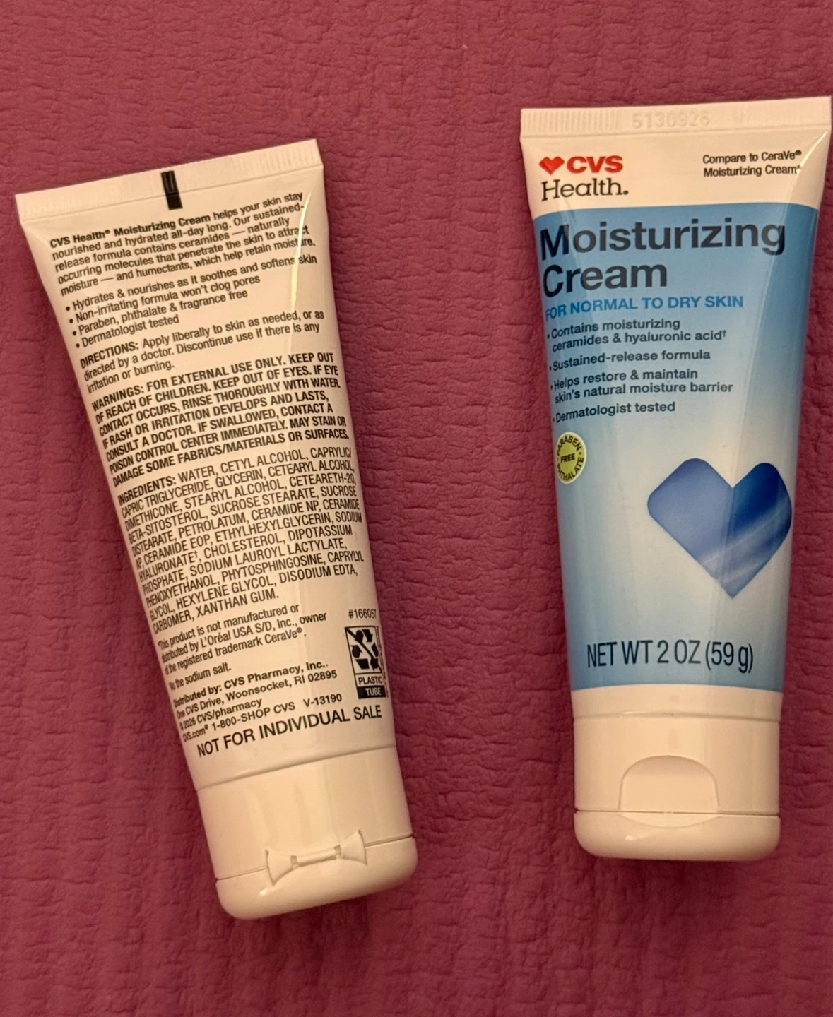 NEW✨6 Tubes of CVS Health Moisturizing Cream 2oz - photo 2