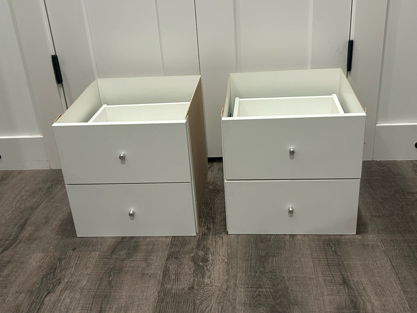 pair of IKEA KALLAX insert drawers