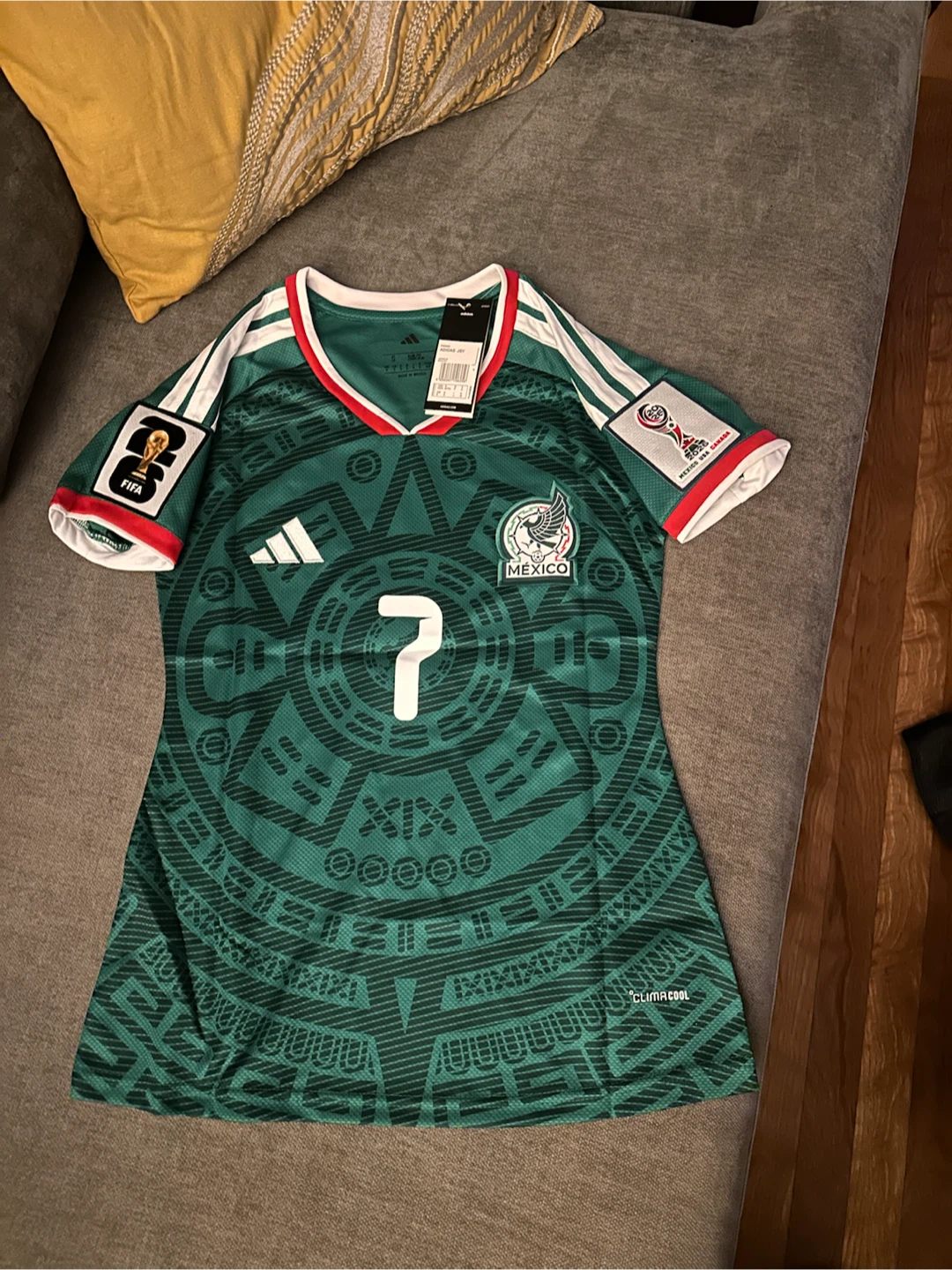 Adidas Mexico 2026 World Cup Gonzalez Jersey