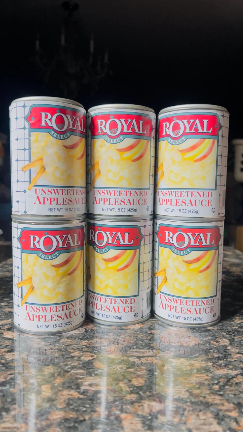 Royal Select Unsweetened Applesauce (6 cans)