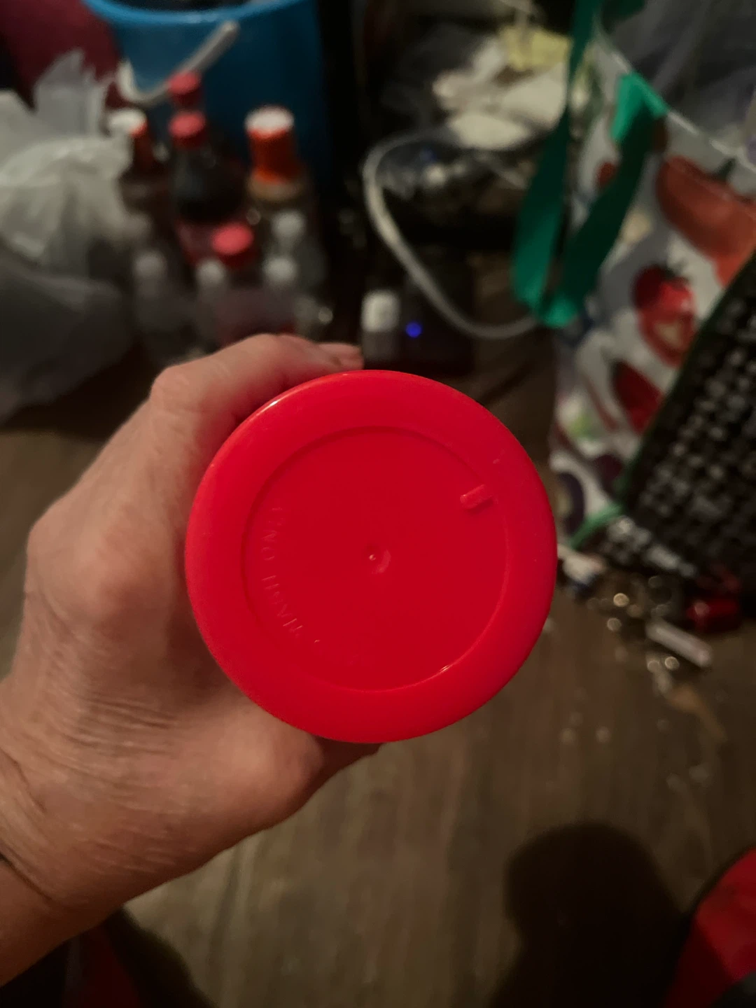 Red Plastic Travel Tumbler - photo 4