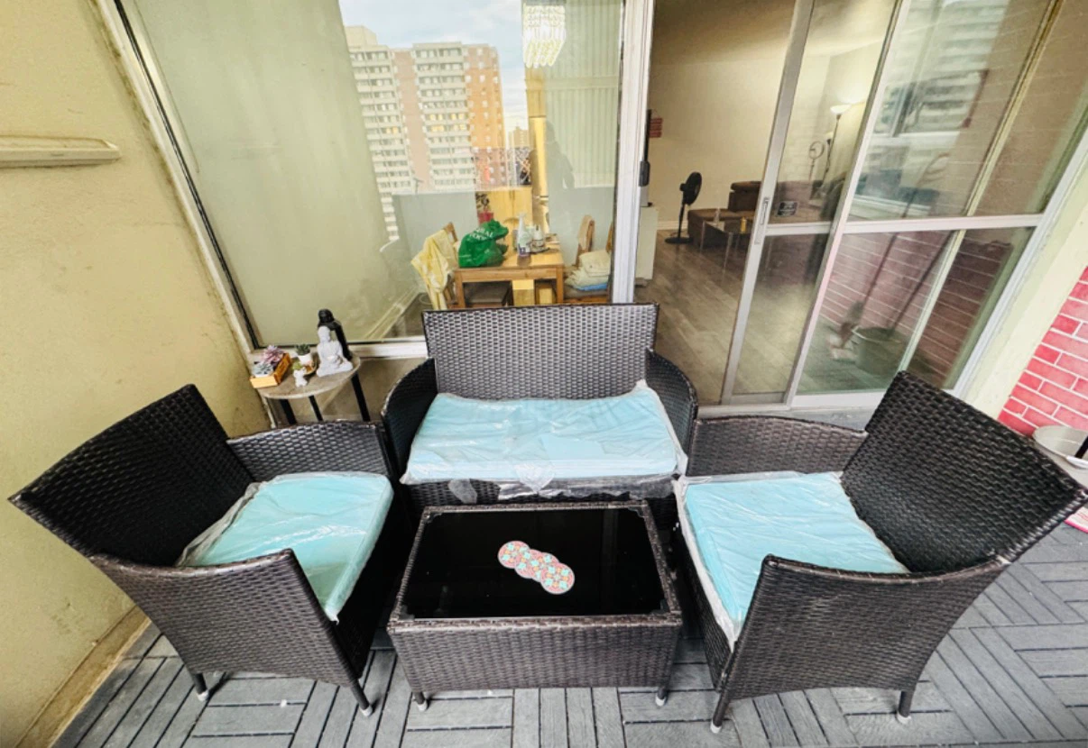 4-Piece Wicker Patio Furniture Set - photo 5