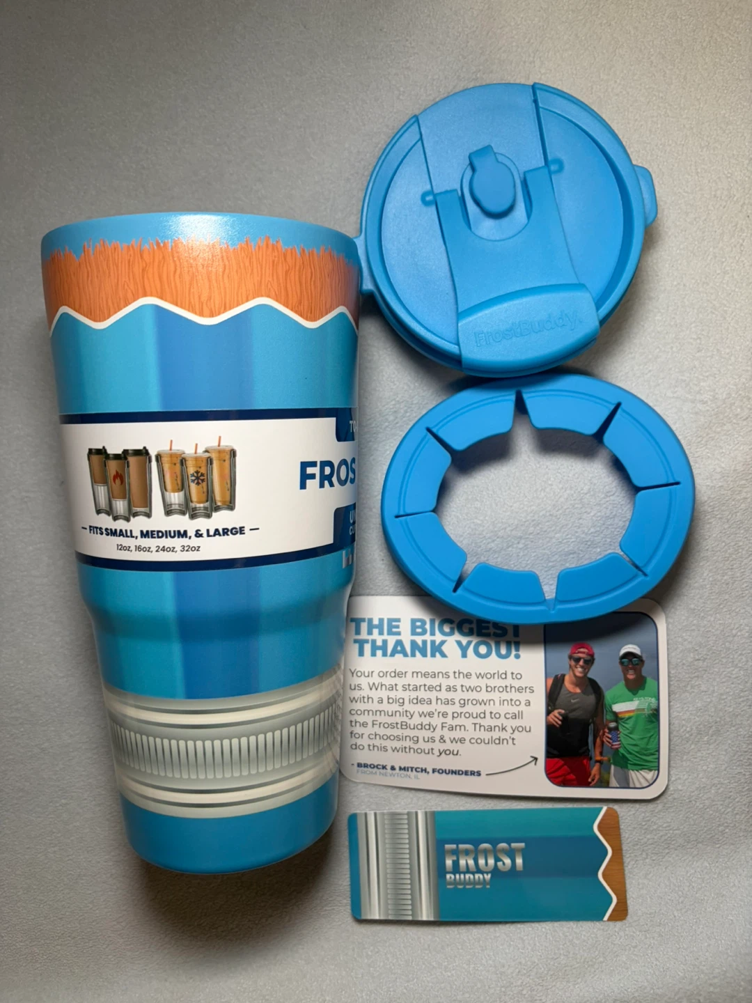 FrostBuddy Blue Pencil To-Go Buddy Universal Cup Insulator - photo 2