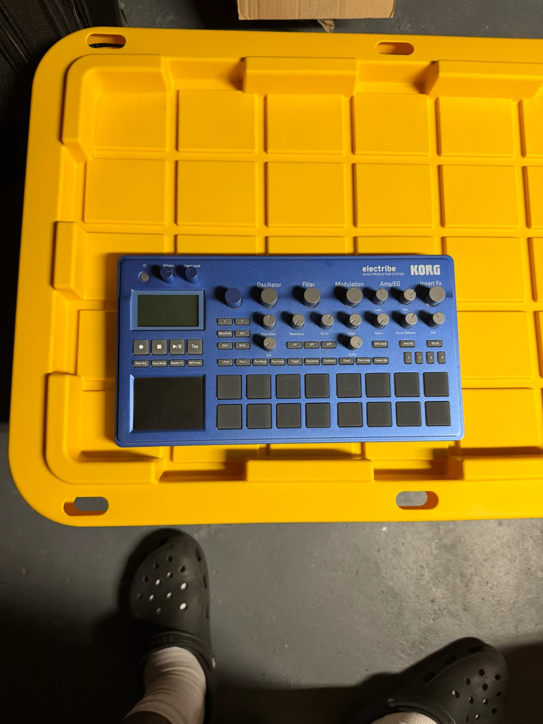 KORG Electribe beat maker and C3 Condenser Mic