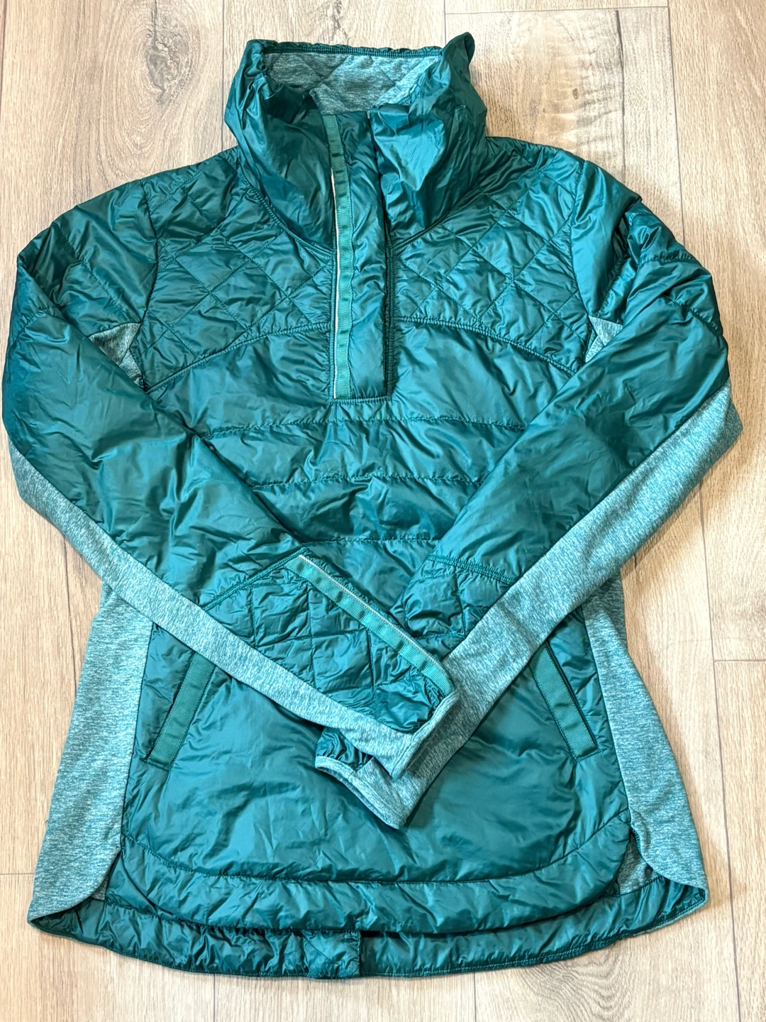 Lululemon “ Down for a run  Jacket “ in Forage teal - photo 2