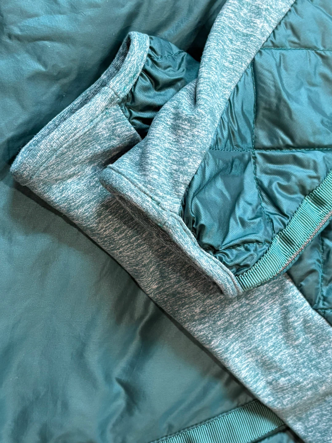 Lululemon “ Down for a run  Jacket “ in Forage teal - photo 4