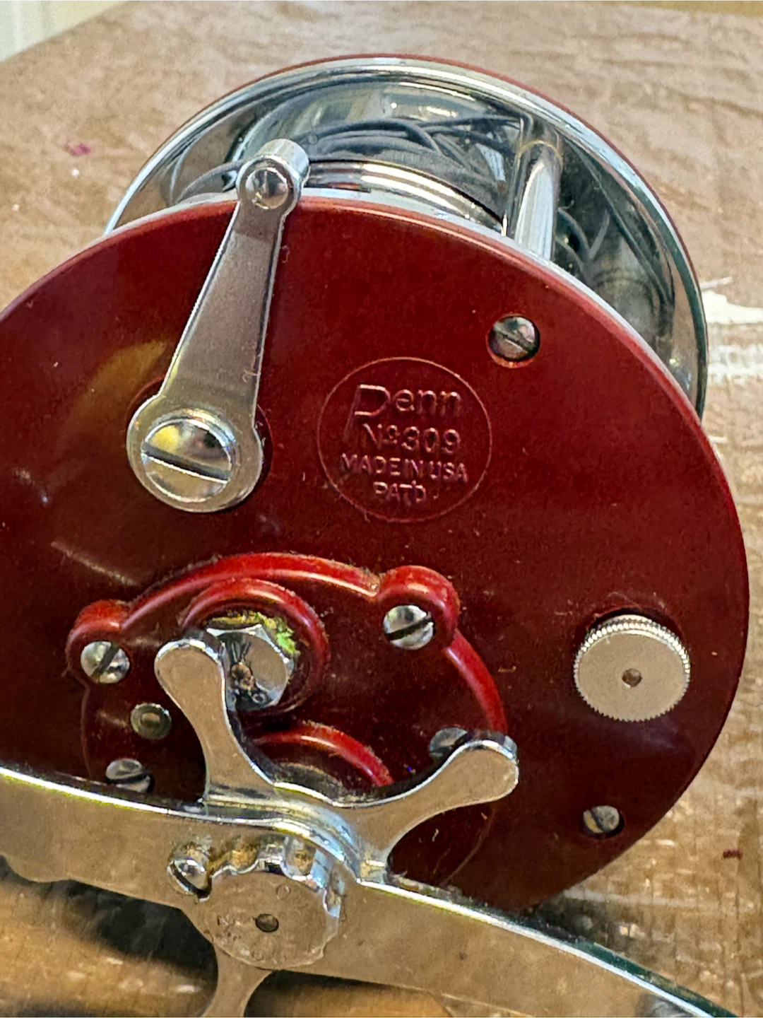 Penn Super Peer 309M Level Wind Fishing Reel with Rod