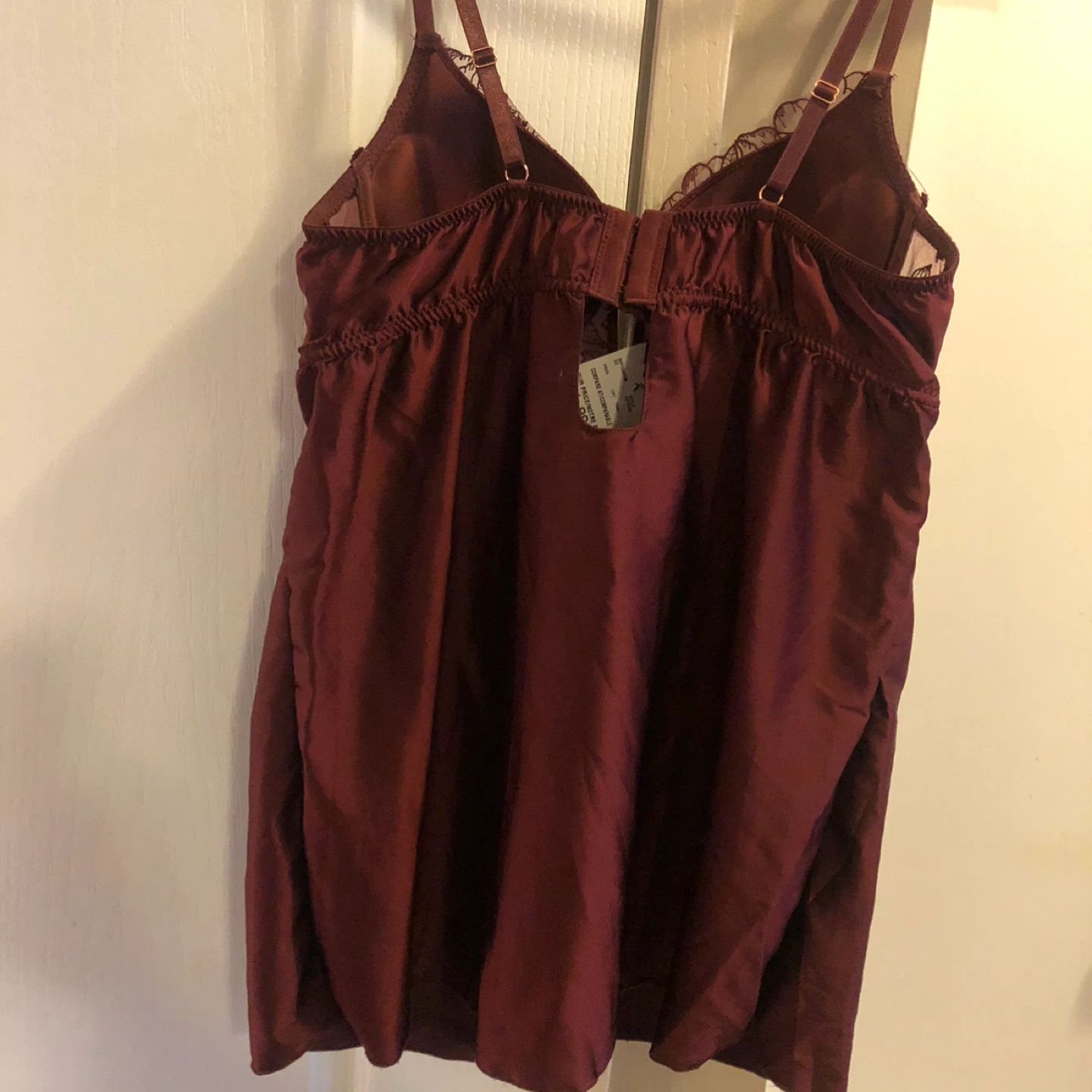 NEW Marilyn Monroe Maroon Babydoll Lingerie Set - photo 5