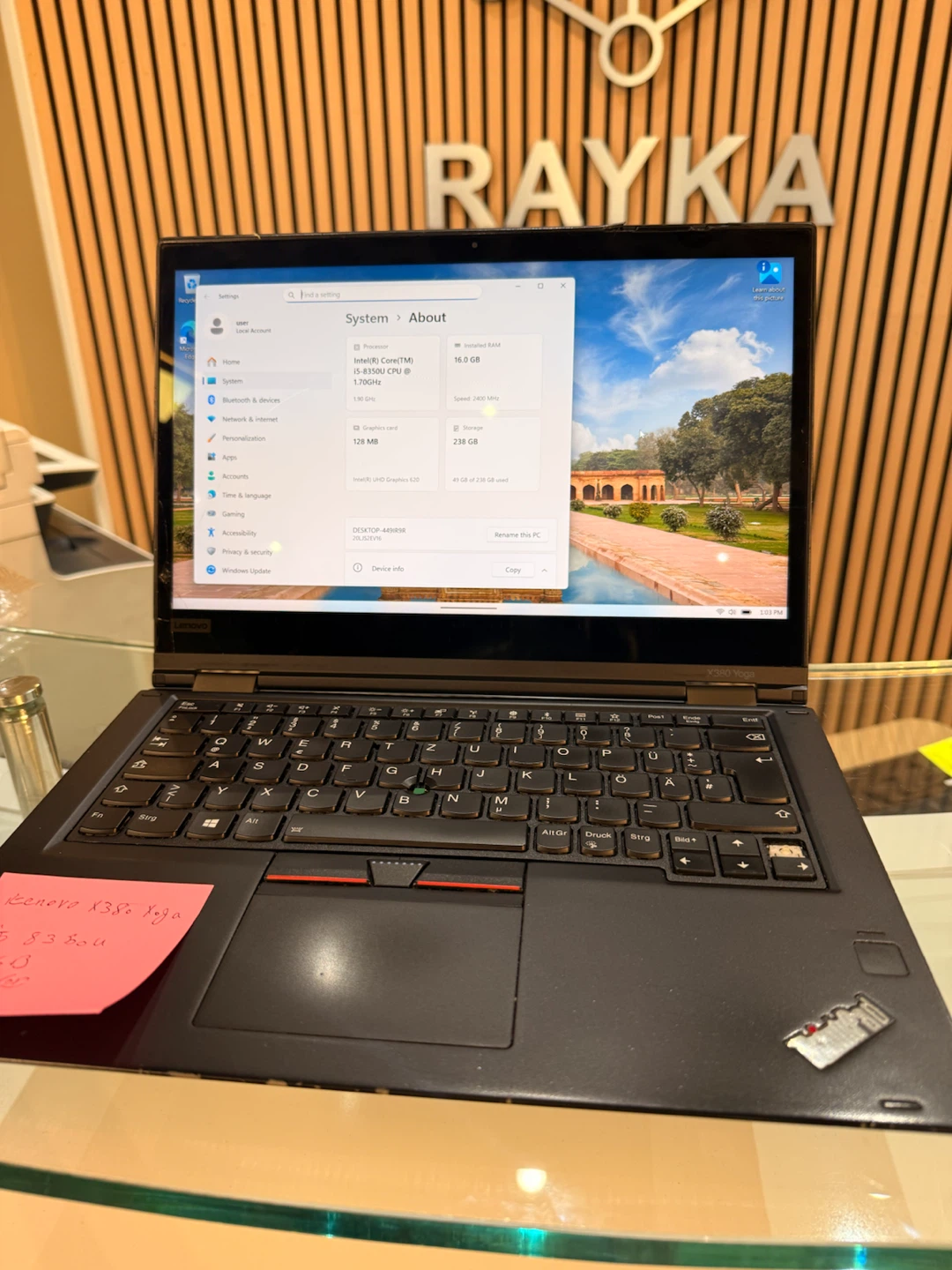Lenovo ThinkPad X1 Yoga Laptop - photo 3