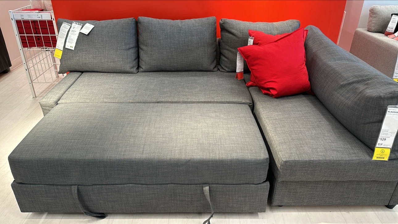 Grey IKEA Friheten Sofa Bed