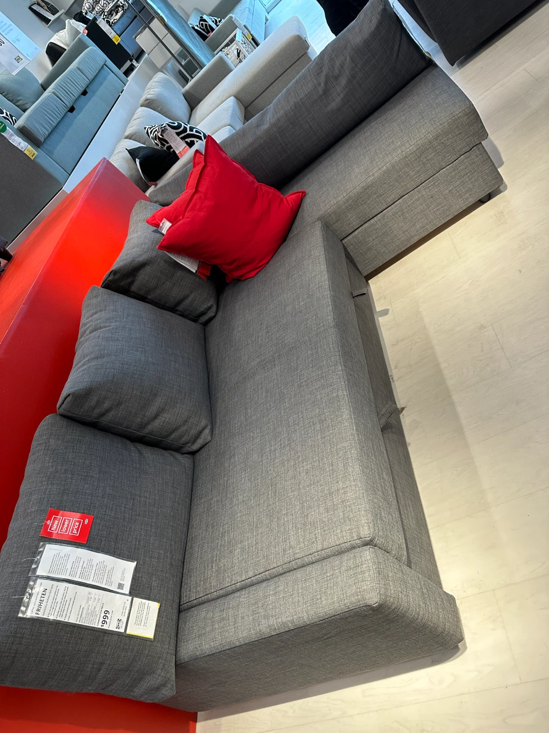 Grey IKEA Friheten Sofa Bed - photo 3