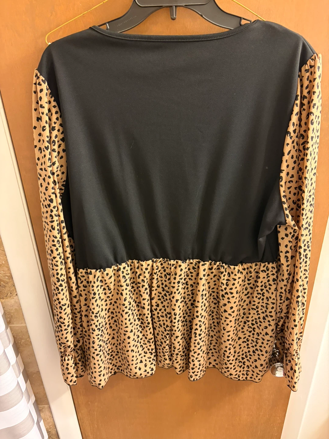 Women's Long Sleeve Leopard Print Top - photo 2