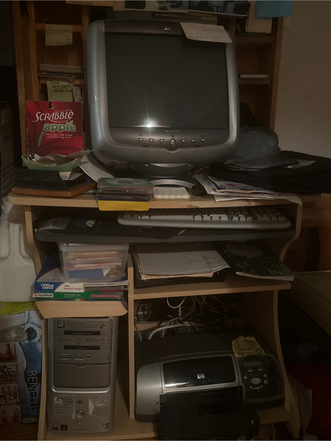 HP Pavilion Desktop Computer and Monitor