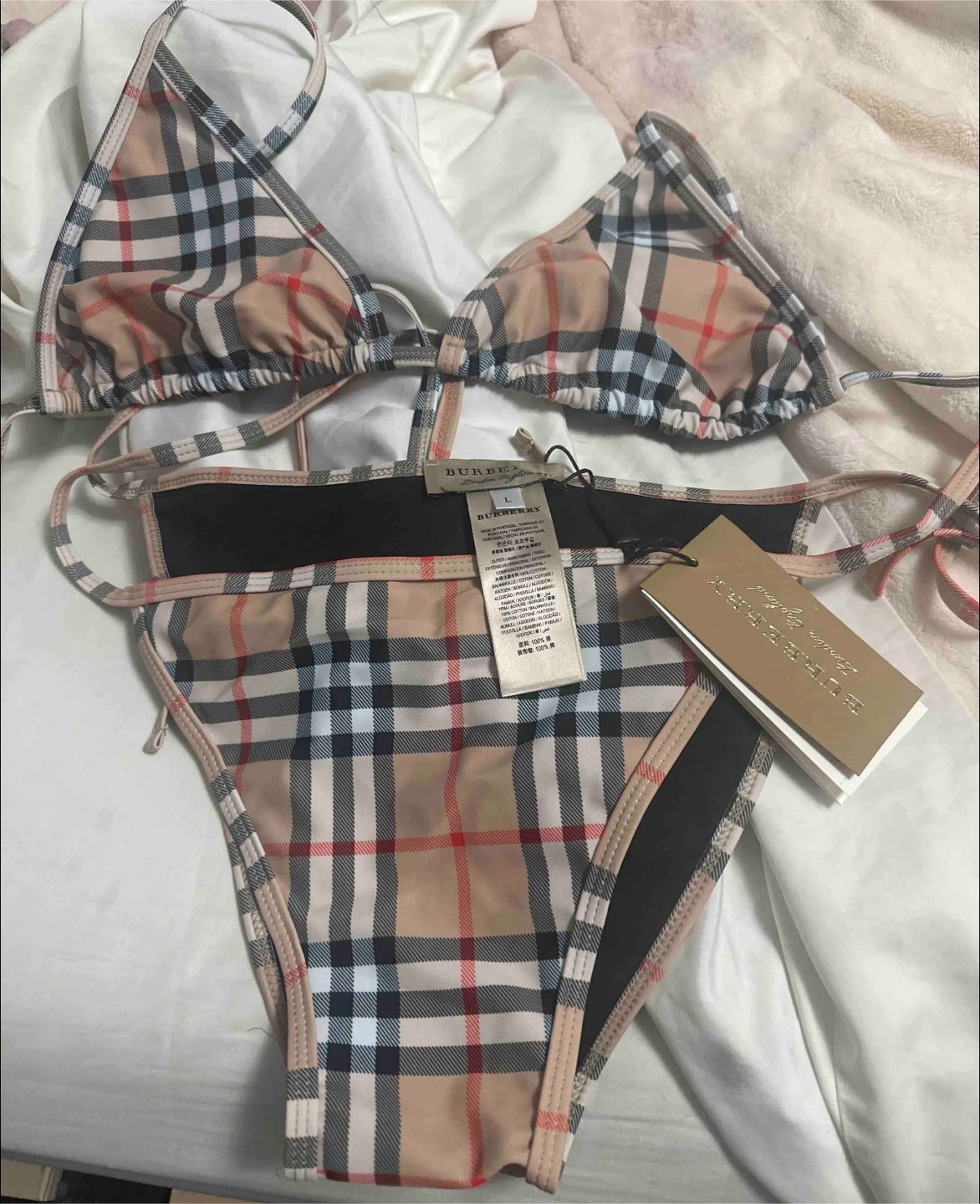 NWT Burberry Women’s Bikini Set
