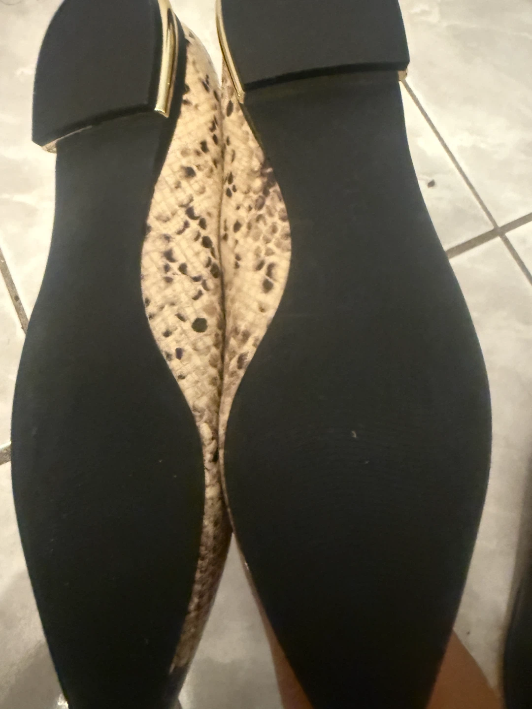 Judith Ripka Snake Print Flats - photo 2