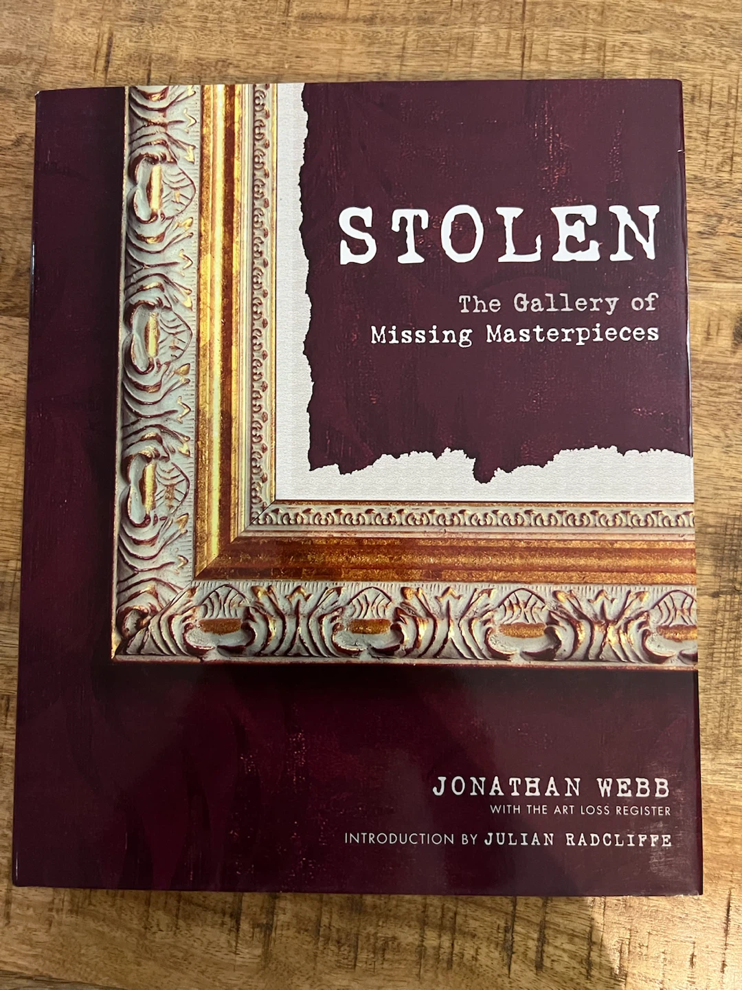 “Stolen: The Gallery of Missing Masterpieces” Art Book