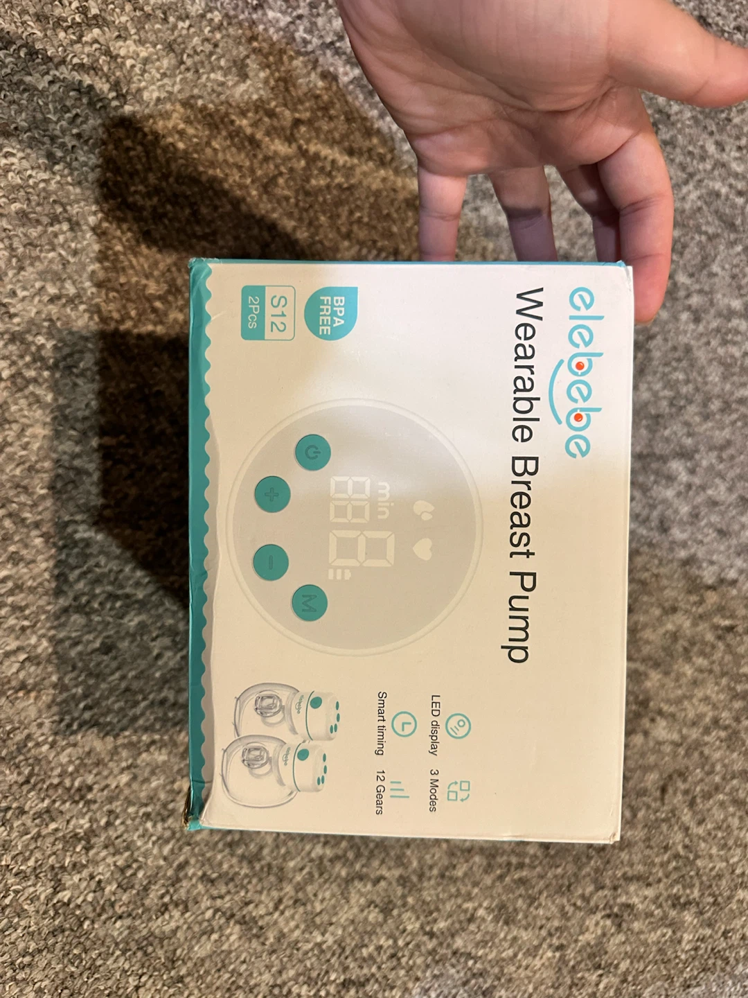 Elebebe Wearable Breast Pump S12 2PCS