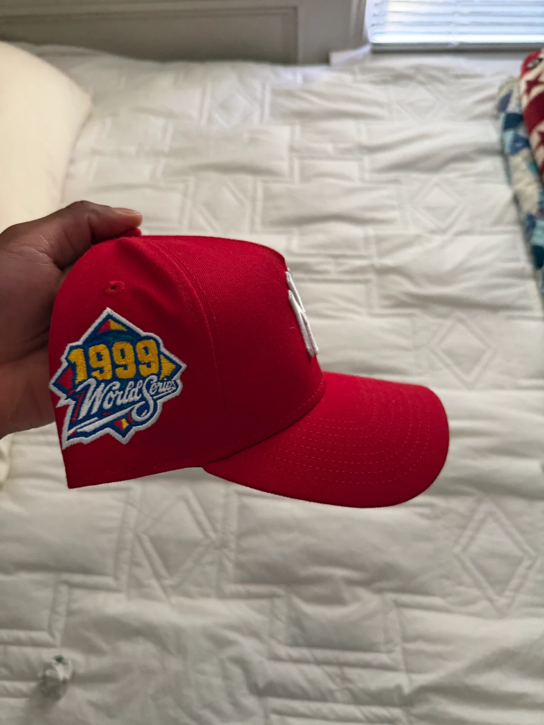 New Era  lucky cat 1999 World Series hat - photo 4