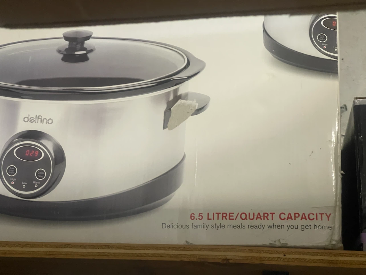 Delfino Programmable Slow Cooker 6.5 Litre/Quart