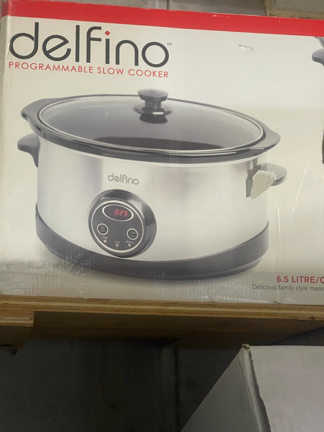 Delfino Programmable Slow Cooker 6.5 Litre/Quart - photo 2