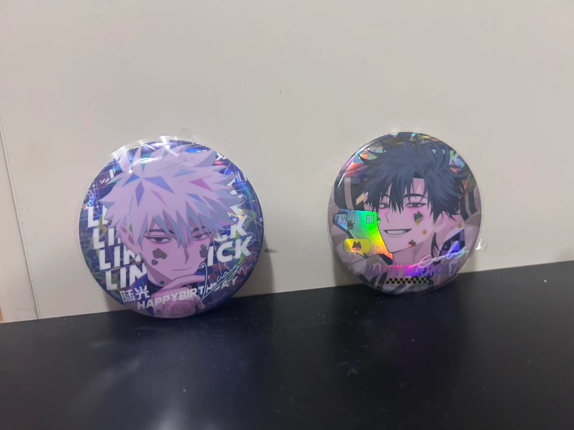 Official Bilibili Linkclick birthday pins