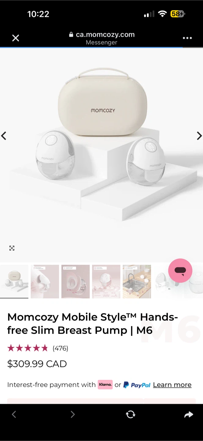 Momcozy M6 Mobile Style Hands-free Breast Pump - photo 4
