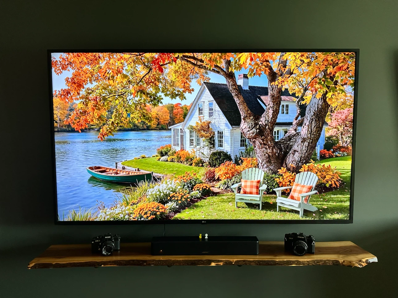LG 70” 4K UHD Smart TV in excellent working condition.