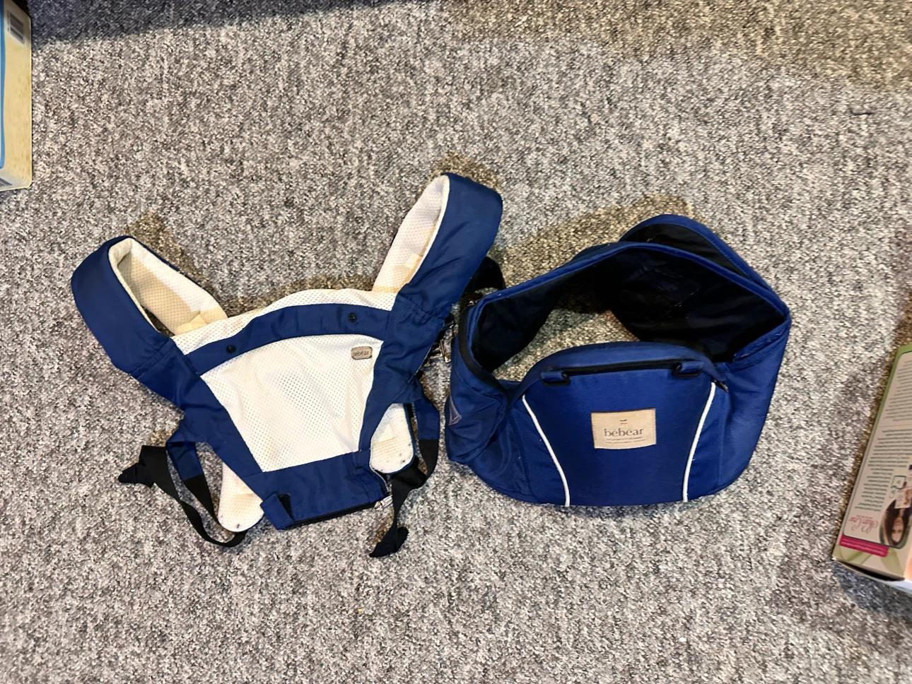 bébéar Baby Hip Seat and infantino Carrier
