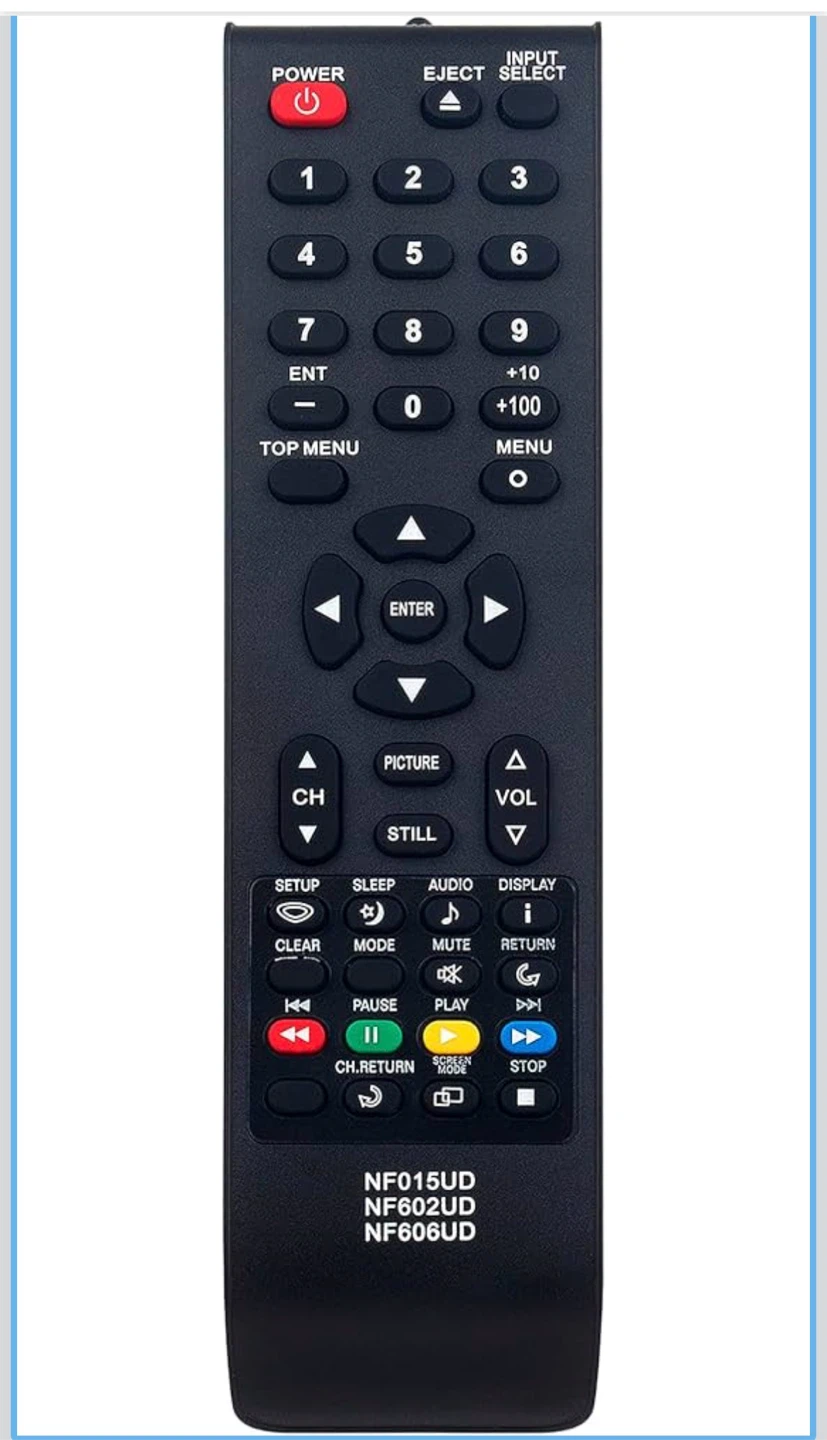 TV Remote Control NF015UD NF602UD NF606UD