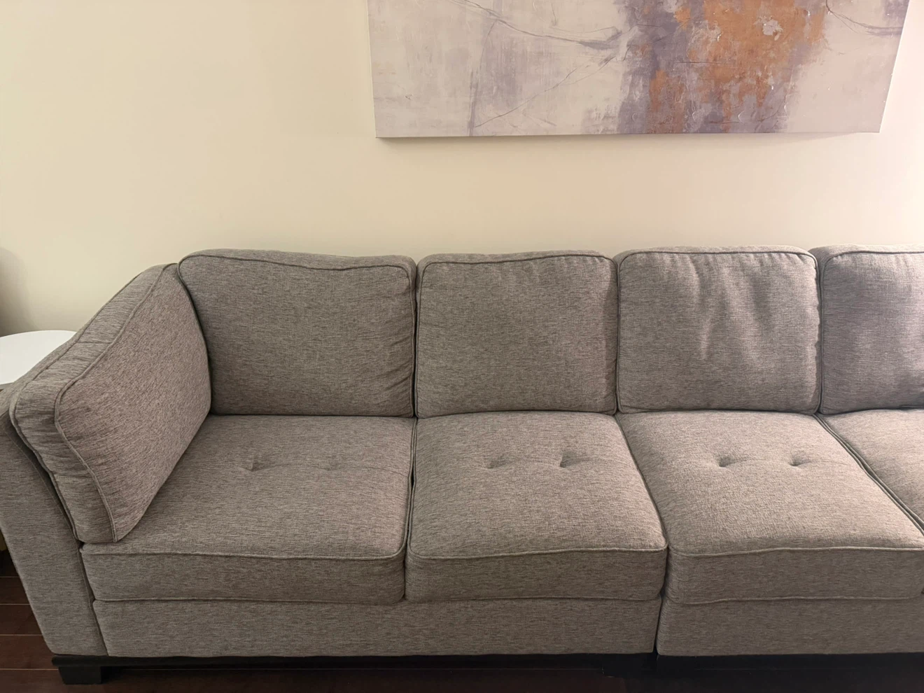 light grey beige couch
