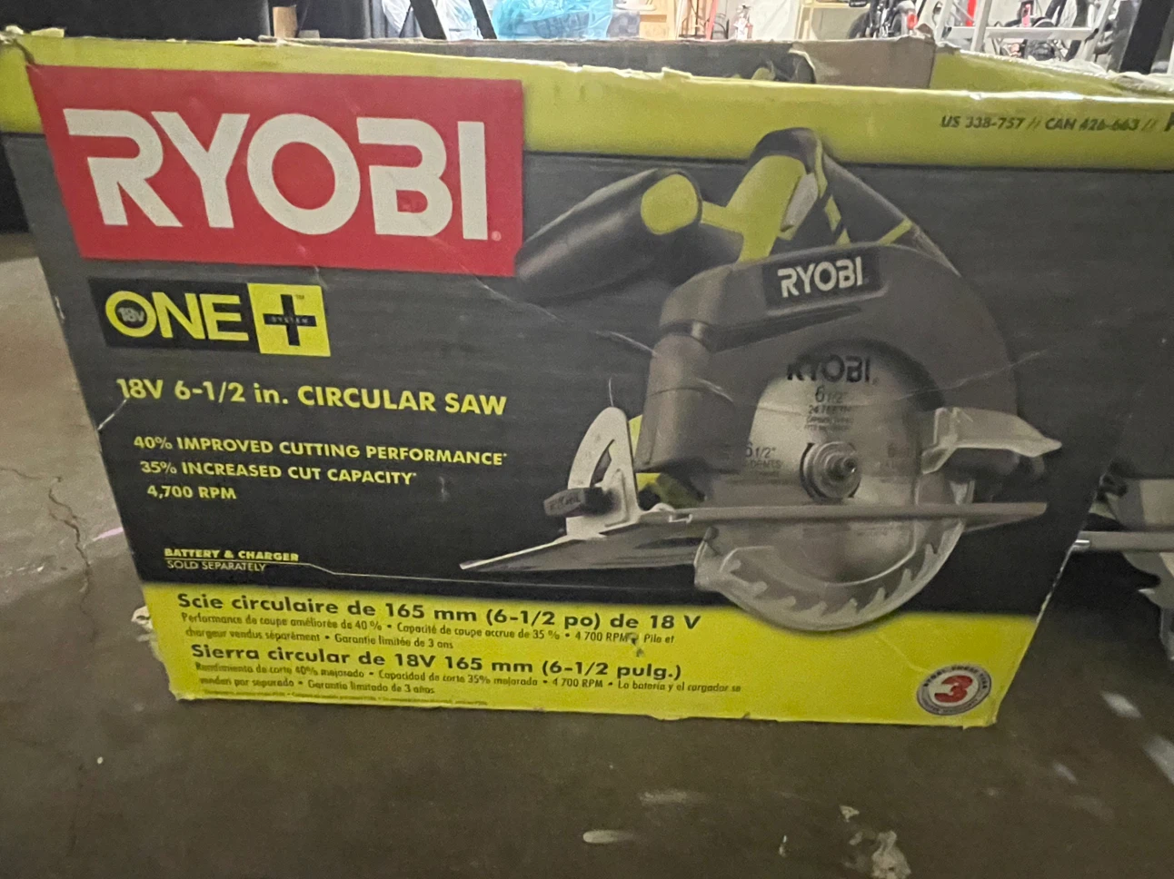 Ryobi ONE+ 18V 6-1/2 inch Circular Saw - photo 2