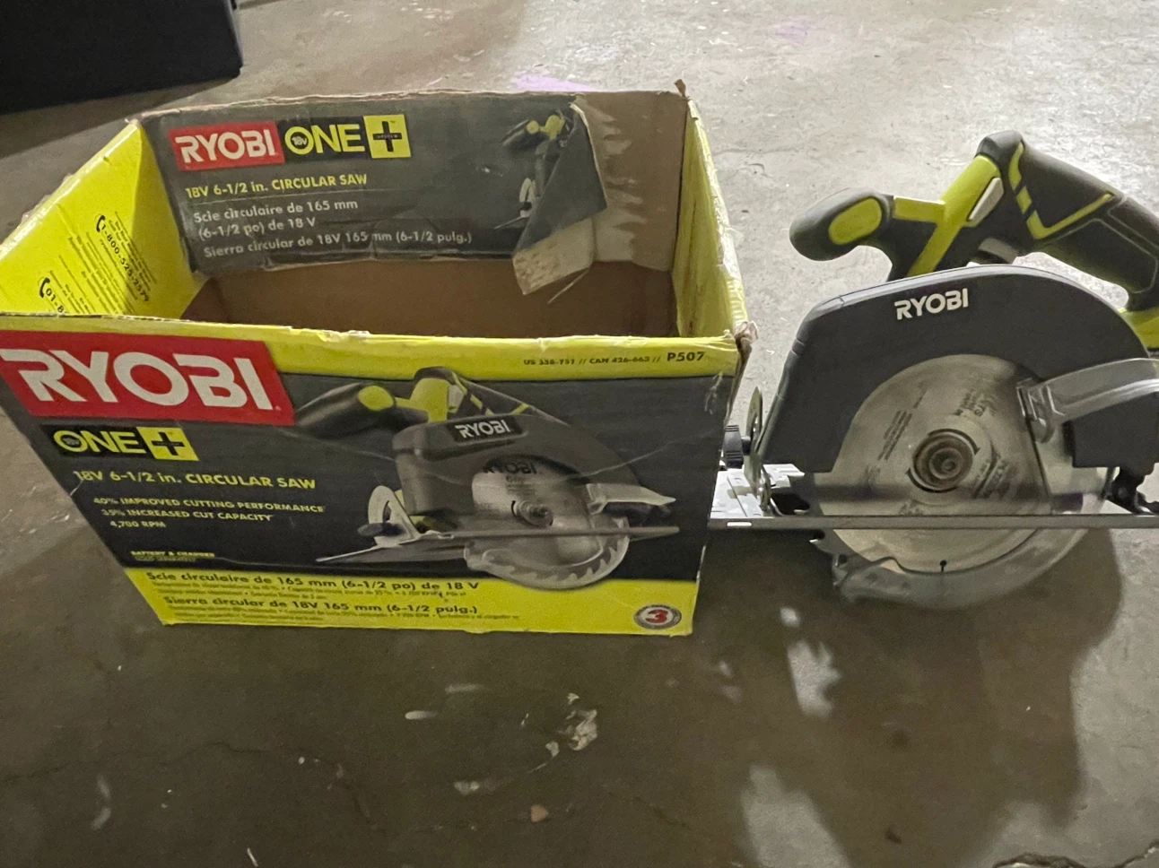 Ryobi ONE+ 18V 6-1/2 inch Circular Saw - photo 3