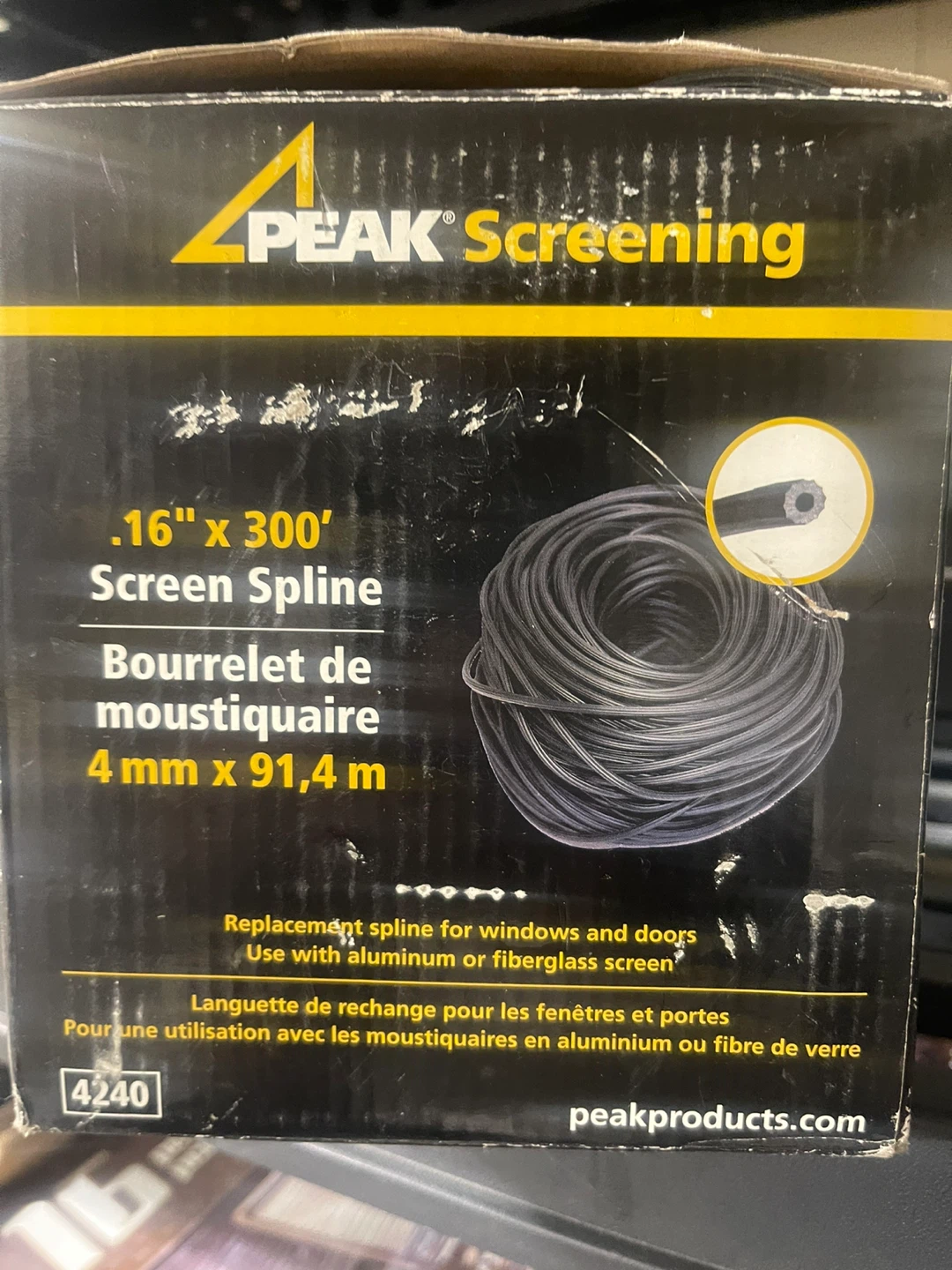 Peak Screening .16" x 300' Screen Spline - photo 2