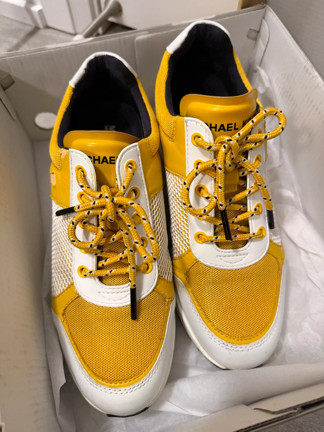Michael Kors Lindy Trainer Sneakers Jasmine Yellow