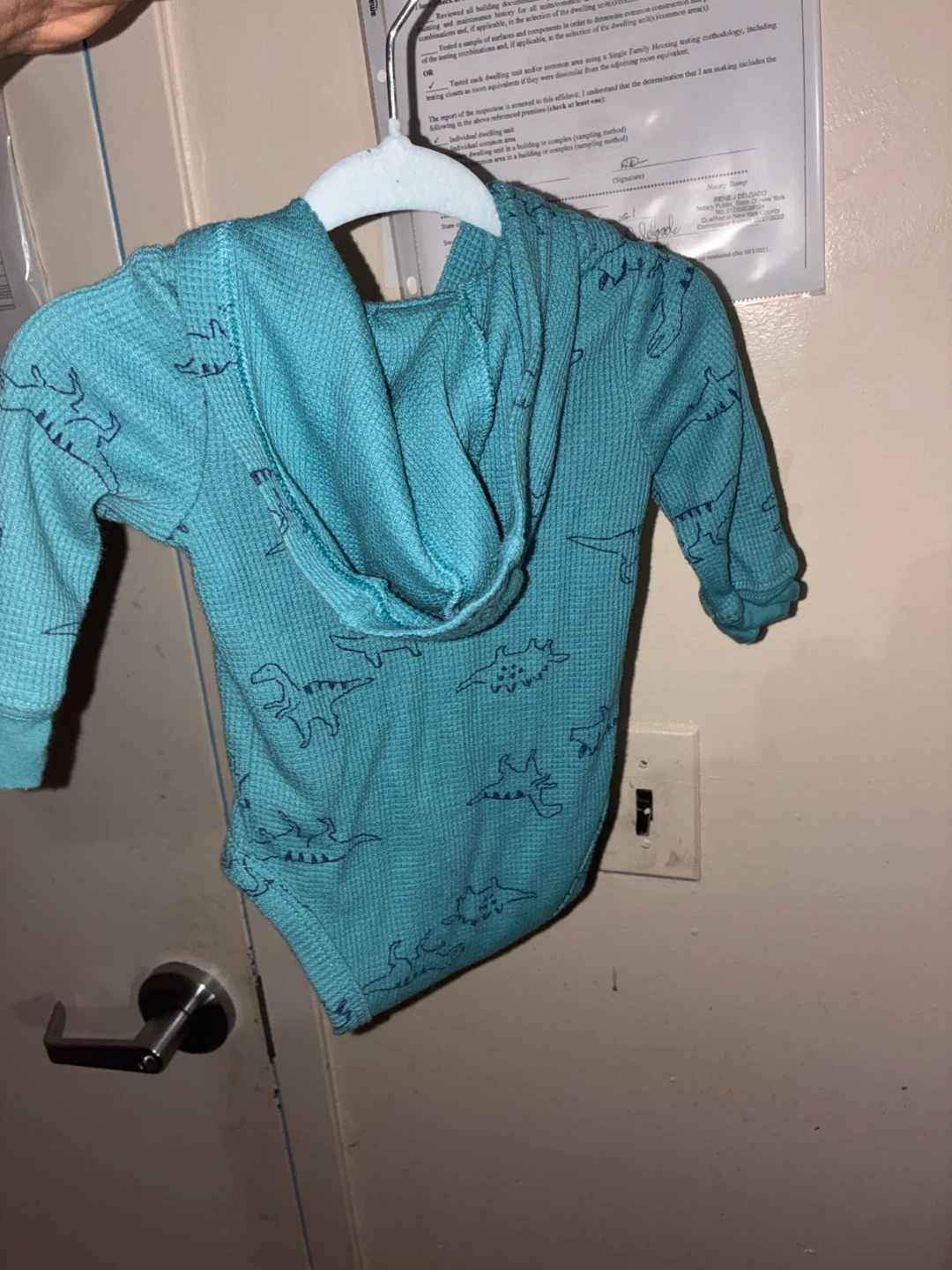 Carter's Dinosaur Long Sleeve Bodysuit - 3M - photo 2