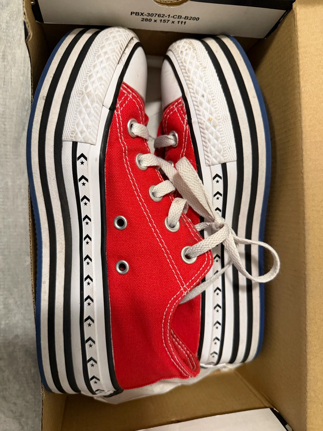Converse CTAS Platform Layer Ox Red