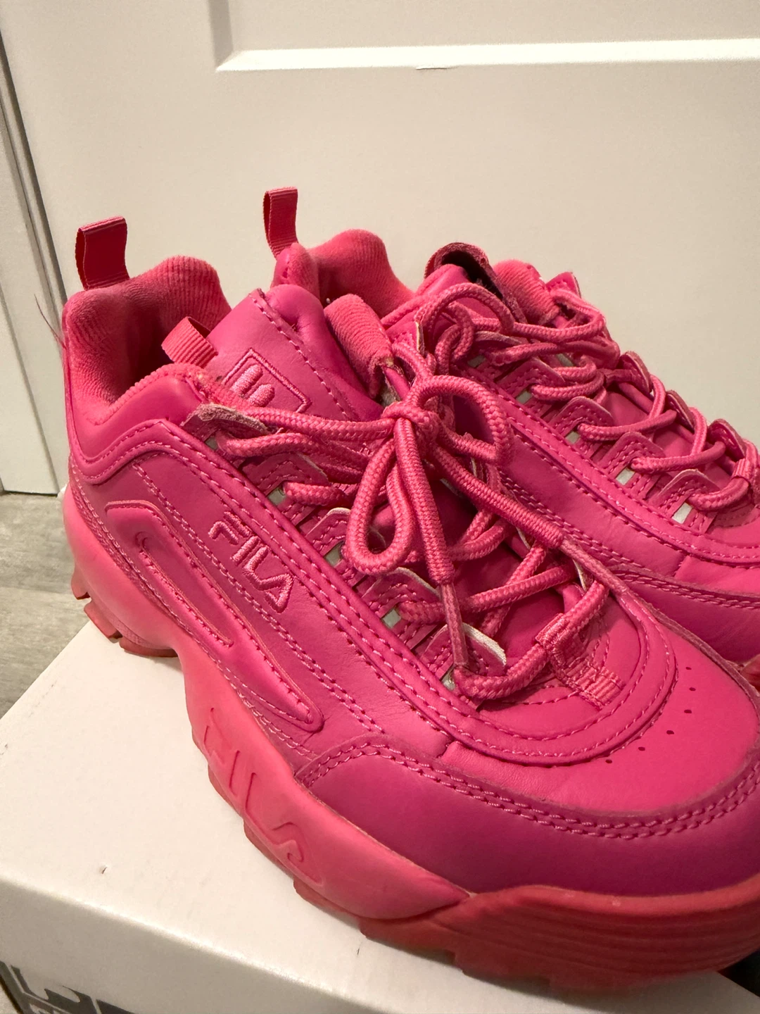 Fila Disruptor II Premium Kids Shoes - Pink - photo 2