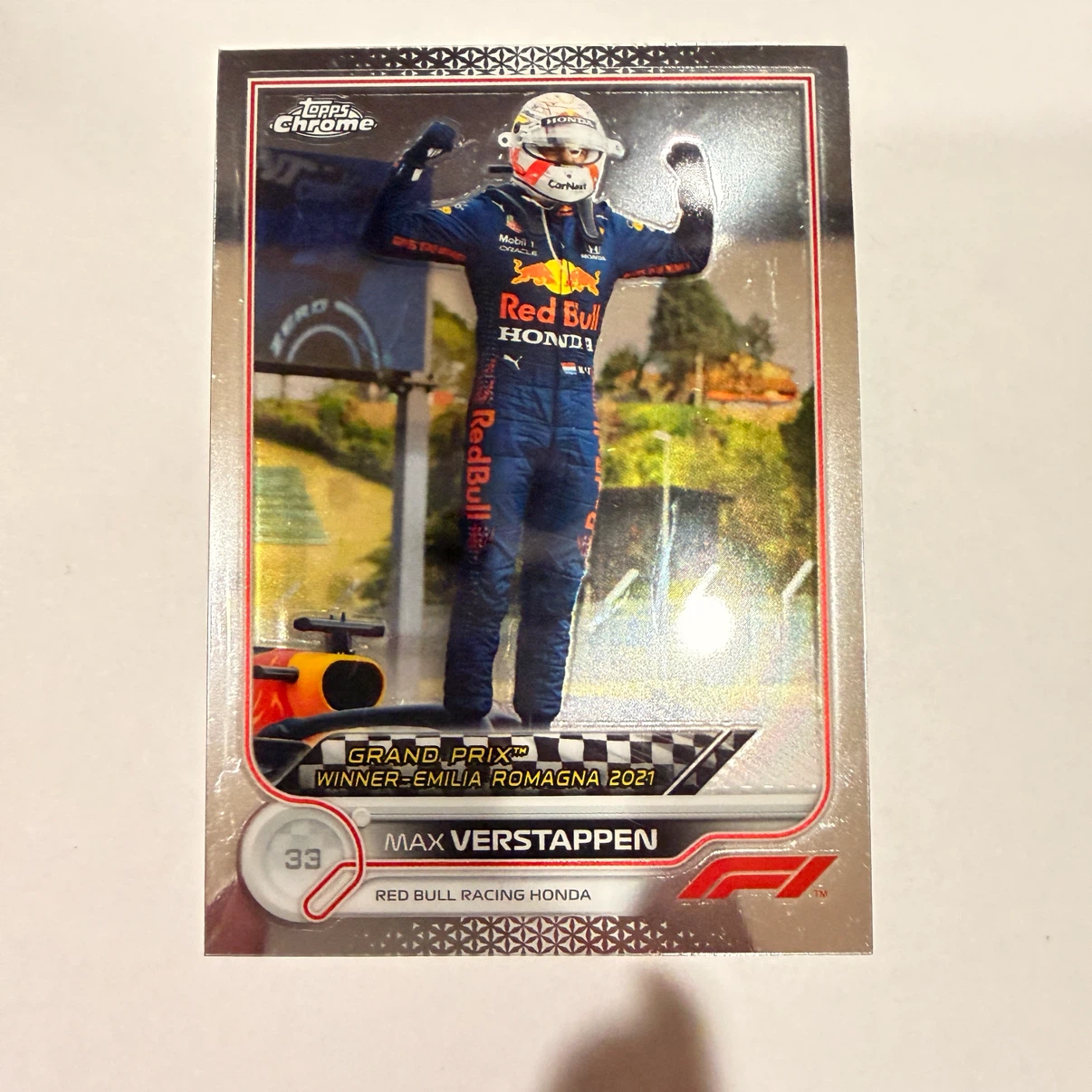 2022 Topps Chrome F1 Max Verstappen Card