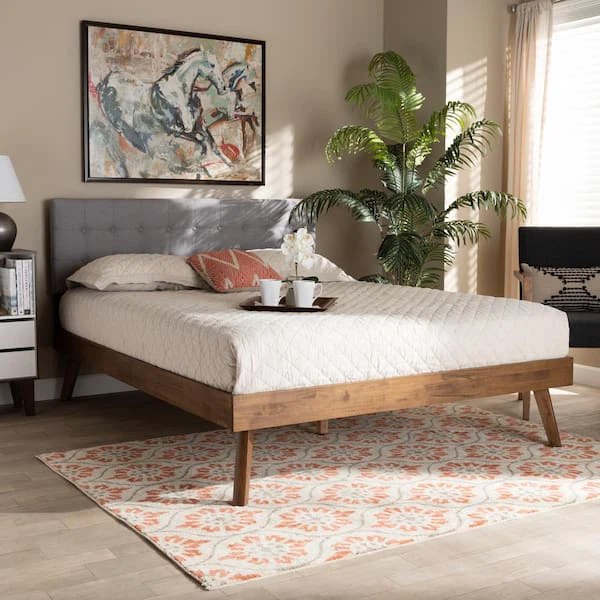 New King Size Mid Century Modern Platform Bed - photo 4