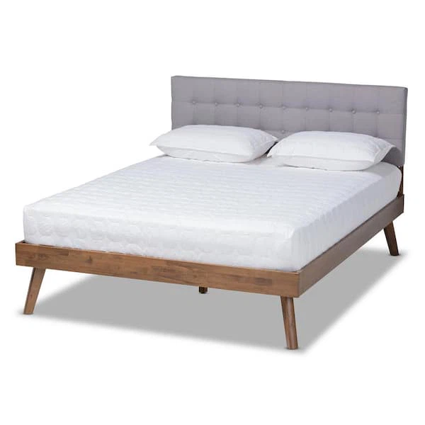New King Size Mid Century Modern Platform Bed - photo 5