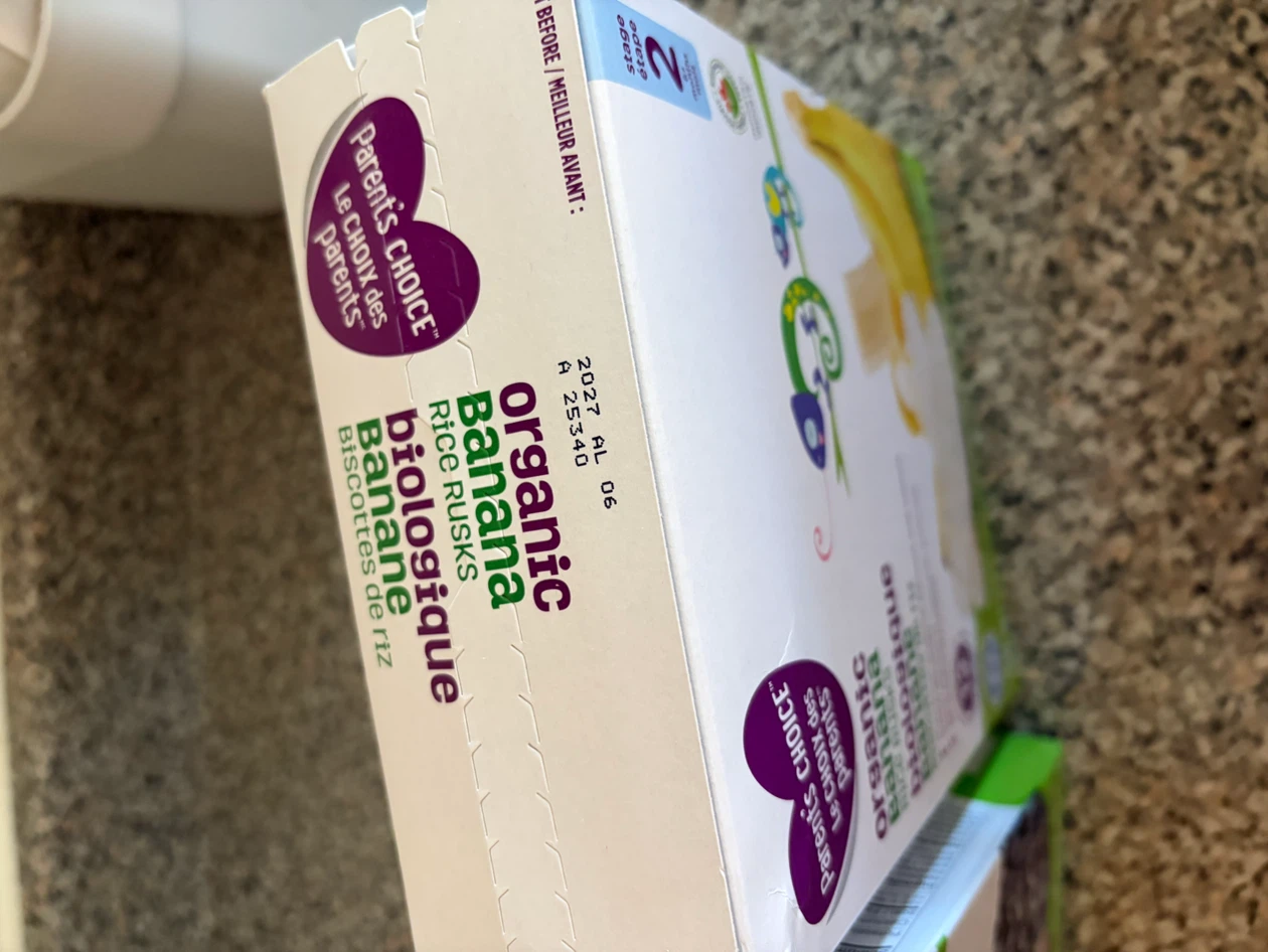 5 Boxes of Organic Baby Teething Wafers