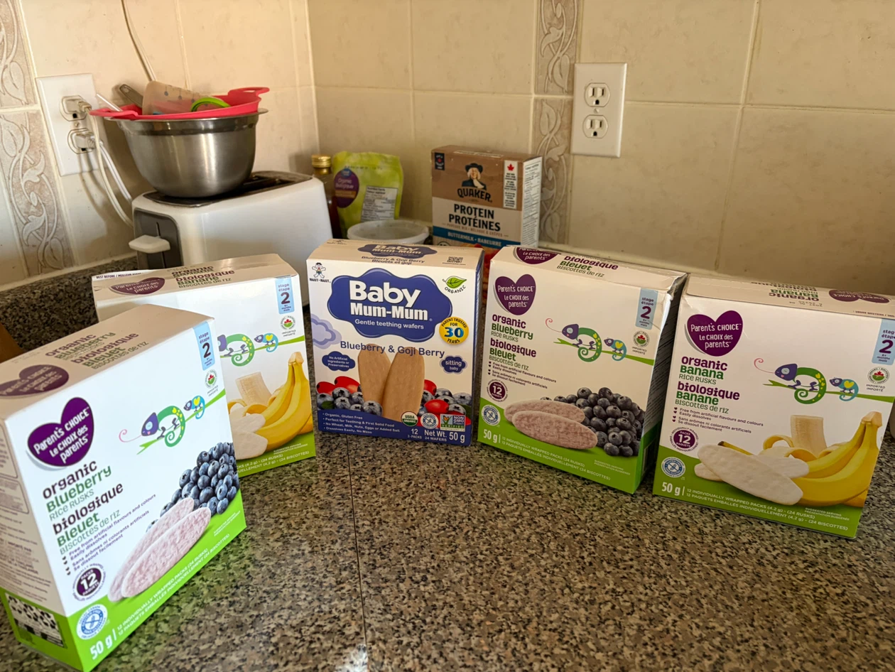 5 Boxes of Organic Baby Teething Wafers - photo 5