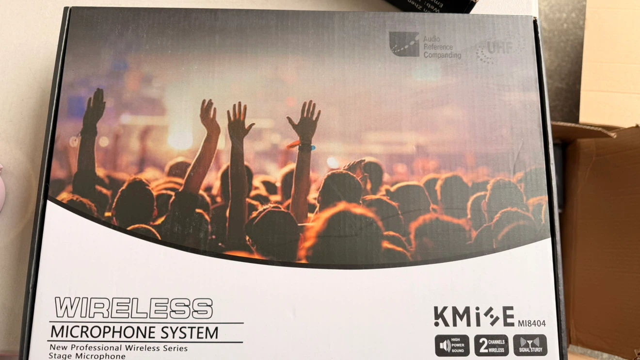 Kmise Dual Wireless Microphone System (UHF / 200ft Range) - photo 3