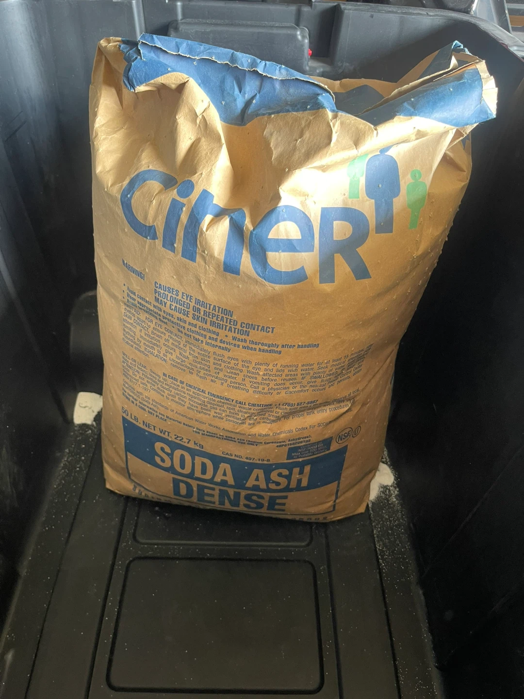 Ciner Soda Ash Dense - 50 Lb Bag - photo 2
