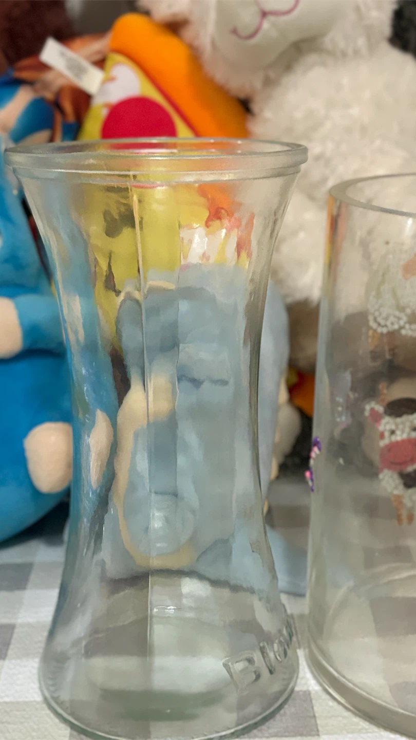 Set of 4 Assorted Glass Vases and Jar