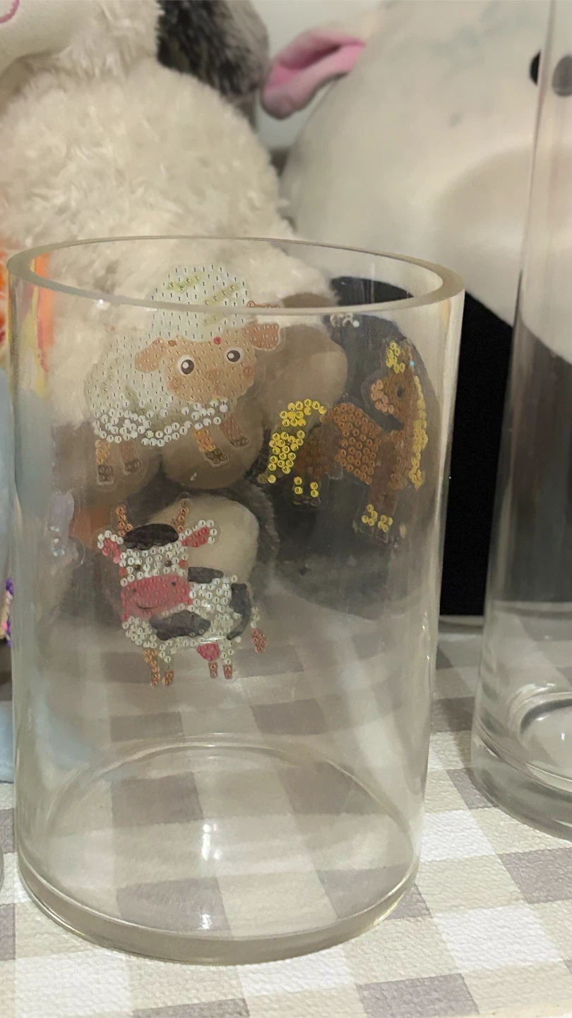 Set of 4 Assorted Glass Vases and Jar - photo 4