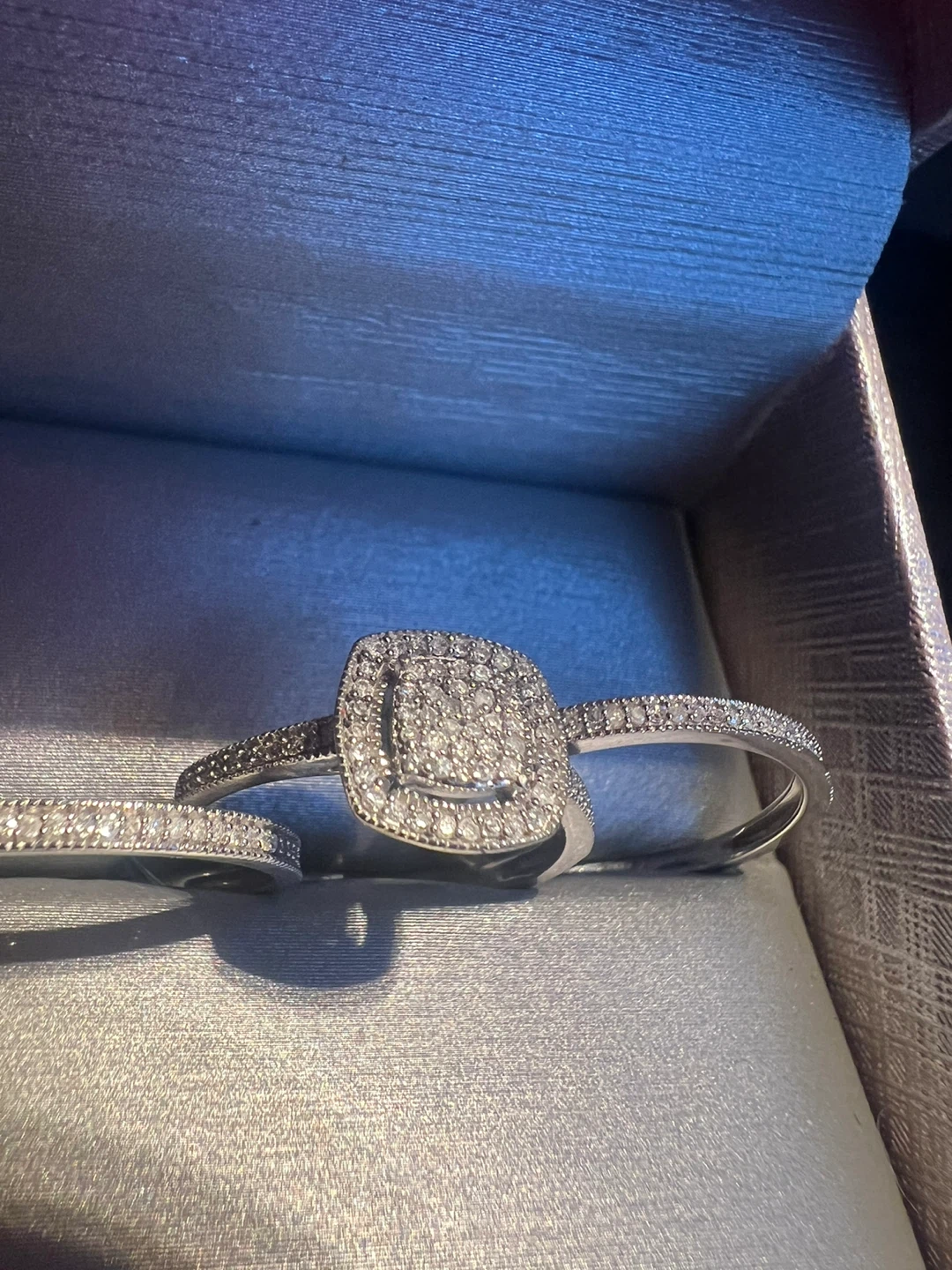 10K Gold Diamond Ring Set - photo 5