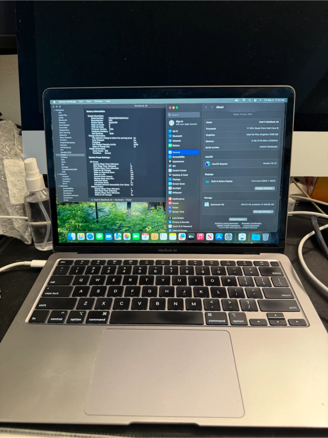 Apple MacBook Air 13” 2020 A2179 i5 8GB 512GB SSD Space Gray
