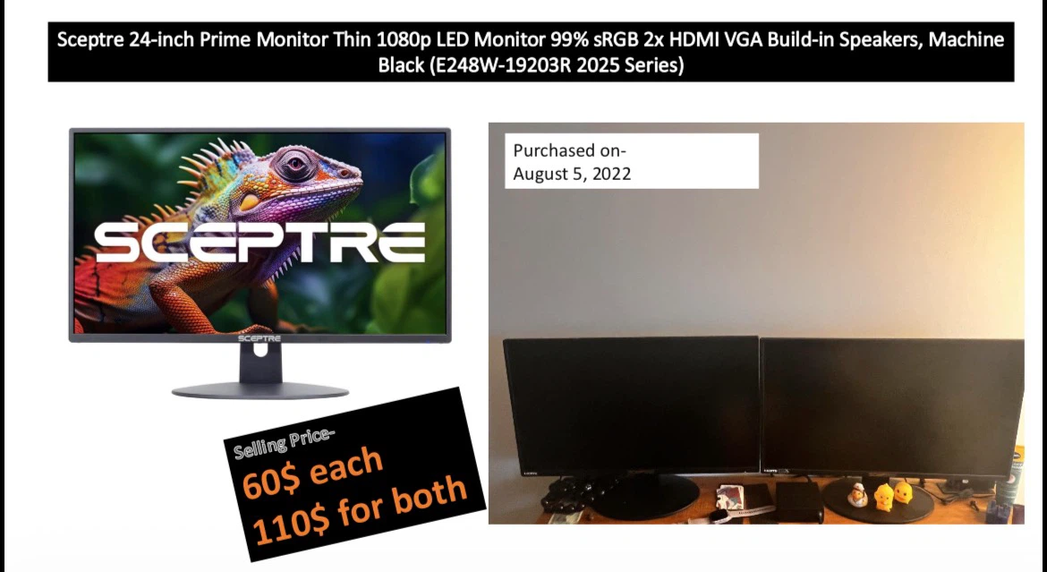 Sceptre 24-inch Prime Monitor - photo 3